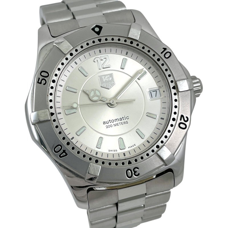 ジャンクTAG Heuer WK2116-0自動巻き 腕時計 シルバー 200m TAG Heuer 2000 Silver Men's Watch - WK2116 for sale online