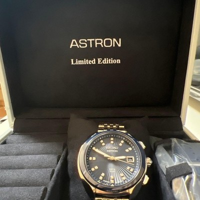 SEIKO Astron STXD007/3X22-0AA0 Limited 500 Diamond index Solar w/Box