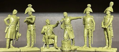 FIRST LEGION Russian army 19 century Staff of Kutuzov Toy soldiers 1:32 New