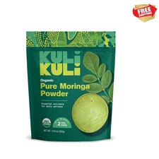 Moringa Oleifera Organic Leaf Powder & Green Smoothie, 100% Pure USDA Certifi...