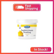 Satin Ice Yellow Buttercream Frosting - 1lb - Pail