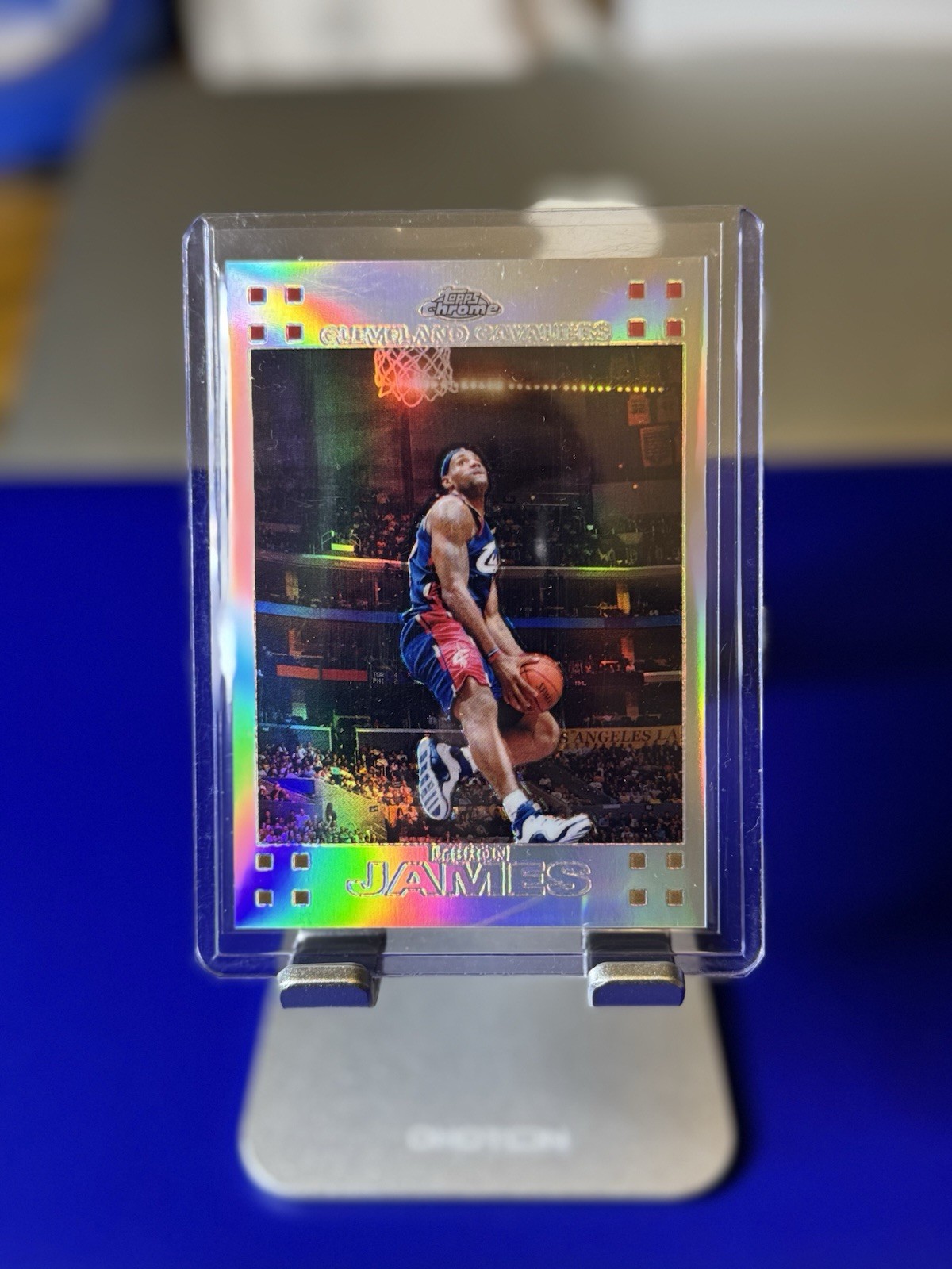 2007-08 Topps Chrome LeBron James Refractor #550/999 #23 Cleveland Cavaliers