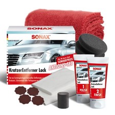 Auto Kratzer Entferner Politur Set SONAX Aktions Set Applikator Mikrofasertuch