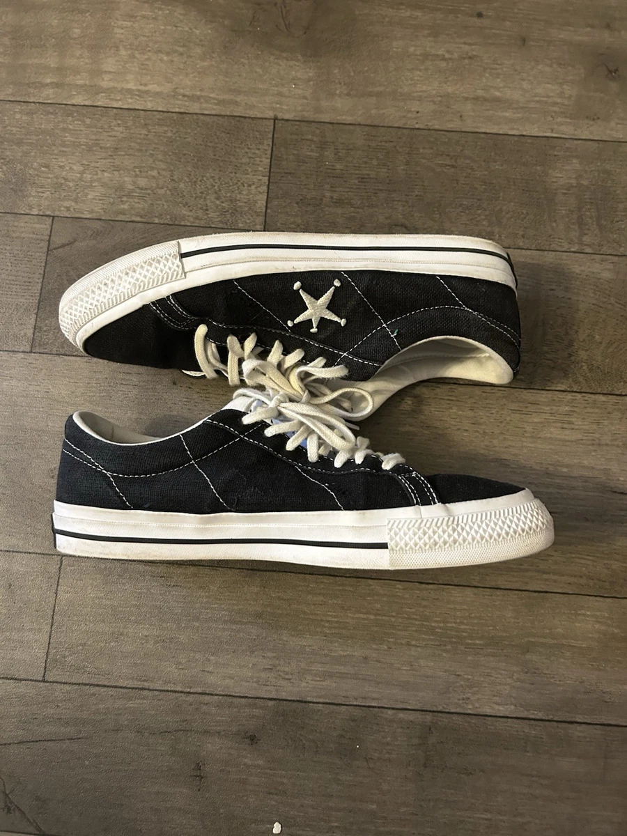 Stussy x Converse One Star Low Black for Sale | Authenticity