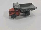 Matchbox Lesney #6 A Quarry Dump Truck - Orange / Grey - Vintage - Used