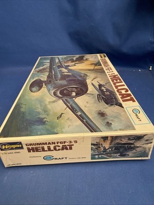 Grumman F6F-3 Hellcat Sealed Hasegawa Model Kit Airplane 