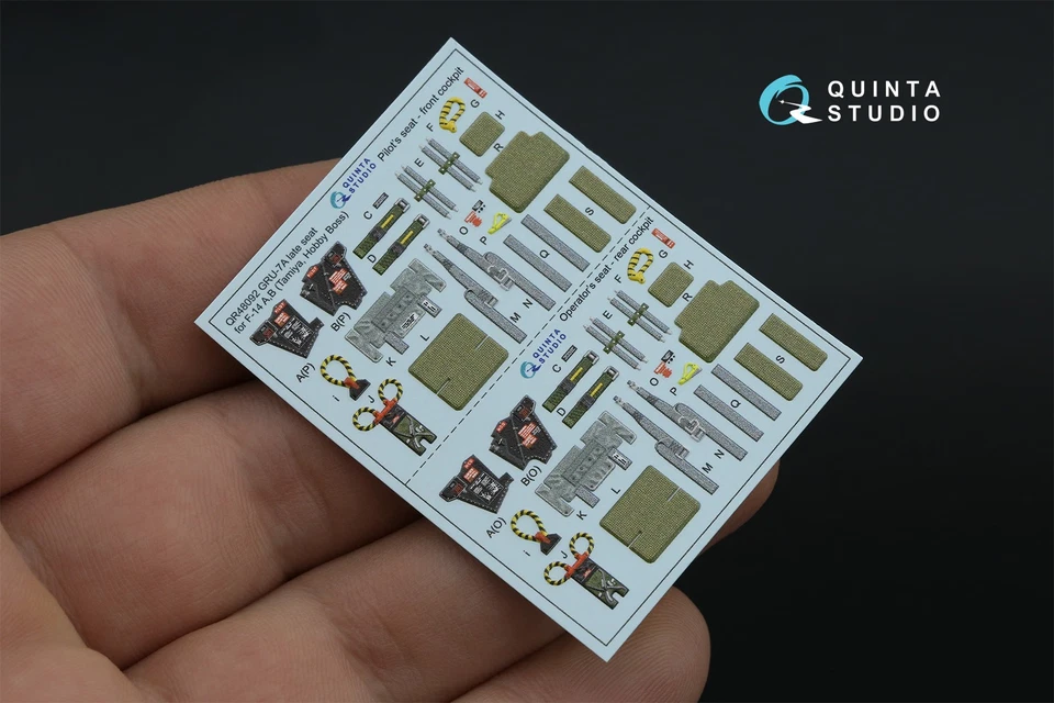 Quinta Studio 1/48 GRU-7A late, 2 sedili di espulsione per F-14 A/B... - Immagine 4 di 4