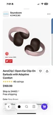 Soundcore AeroClip Anker, Open-Ear Earbuds, Clip-On Headphones, Adaptive Comfort