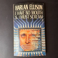 I Have No Mouth & I Must Scream Harlan Ellison Barclay Shaw Ace Fiction 1983 PB
