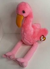 Ty Beanie Buddy - PINKY the Flamingo 10.5" NEW MWMTs Plush Stuffed Animal Toy