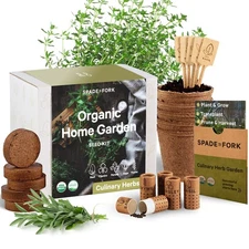 Organic Herb Garden Kit Indoor - Certified Organic & Made in USA | Herb Plant...