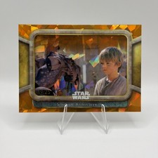 /25 Orange 2024 Topps Chrome Sapphire Star Wars 35 Sebulba Anakin Skywalker