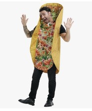 Taco Costume Adult One Size Mexican Food Halloween One Piece