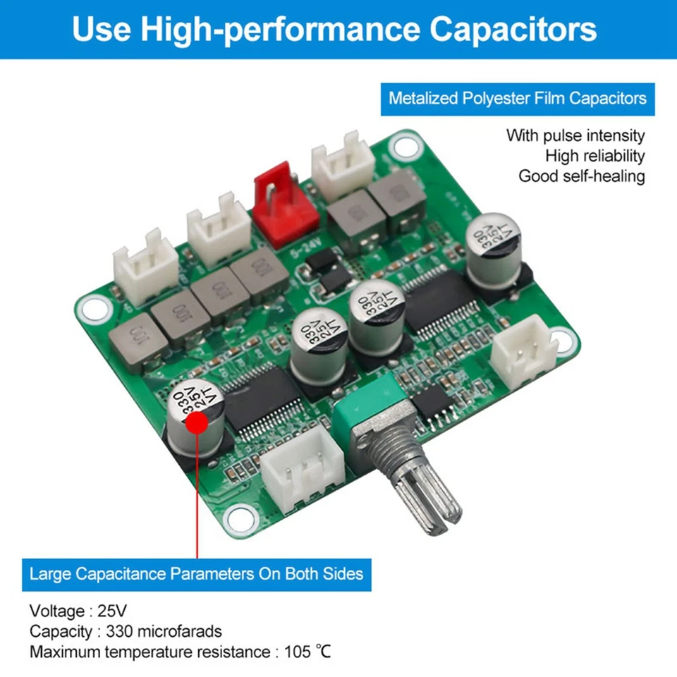 2X TPA3118 Digitale Audioverstärkerplatine 2.1-Kanal-Verstärkermodul 2X30W 3503 - Bild 2 von 4