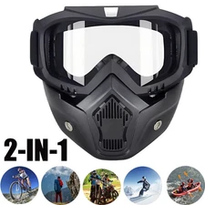 NEW Snow Sport Goggles, Clear Eyewear for Outdoor Snowmobile Face Mask🔥
