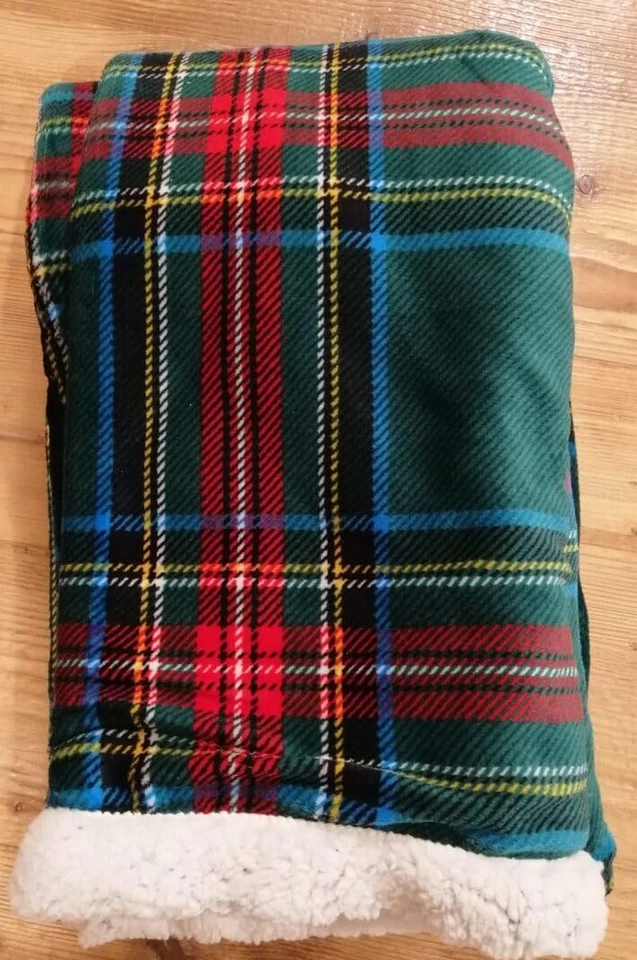 Plaid Morbidotto Tartan (Verde, 150 X 200 CM) - Immagine 3 di 4