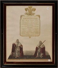 CORONATION OF KING GEORGE IV IN THE ABBEY OF ST. PETER WESTMINSTER - PLATE 5/9
