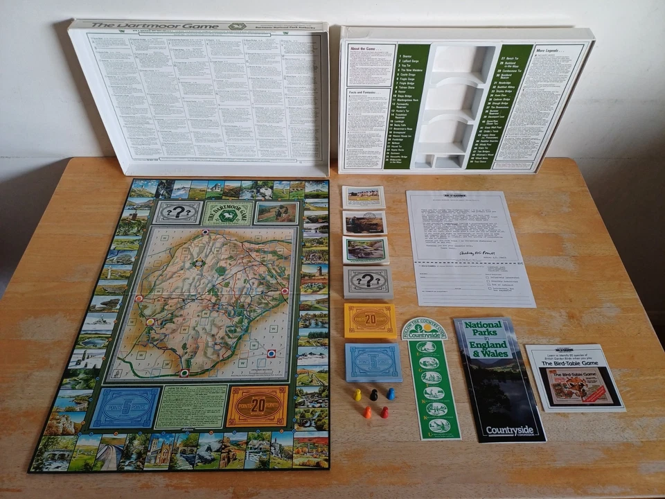 The Dartmoor Game De-Luxe Edition Vtg 1986 National Park Board Game, Nr Complete - Image 3 of 4
