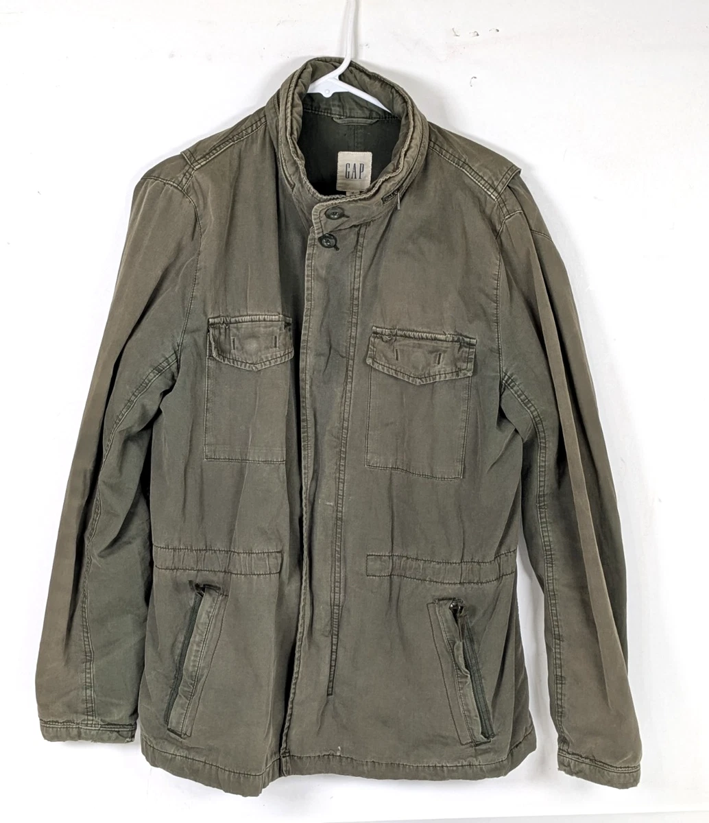 Navy Utility Jacket In Vintage Outerwear Coats & Jackets For Men