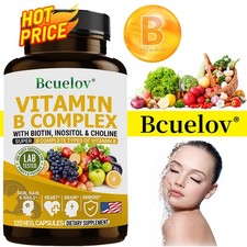 Vitamin B Complex with Biotin  Inositol  Choline - Hair  Skin  Cell Health
