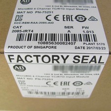 Allen Bradley 2085-IRT4 Micro800 4Channel Analog TC/RTD Input Module US Free Tax