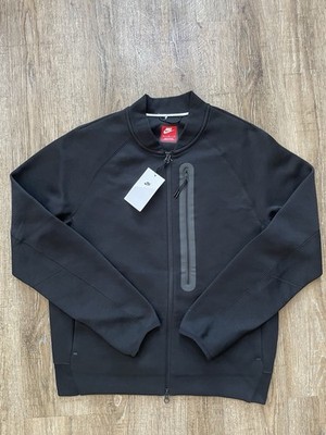 Nike Sportswear Tech Fleece Bomber Jacket Black Men s Sz Medium FB8008-010