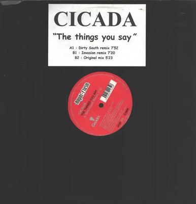 Cicada Things You Say -Rmx- Vinyl Single 12inch Royal Flush