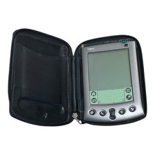Palm V Handheld PDA with Stylus and Zipper Case - Untested