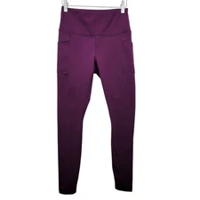 90 Degrees By Reflex Legging Purple Pants Size Small