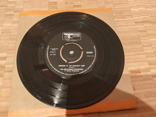 The Jimi Hendrix Experience 7" burning of the midnight lamp 1967