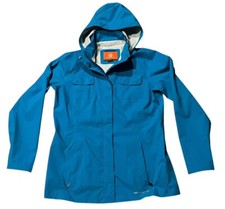 WOMENS MERRELL SELECT X DRY WATER RESISTANT JACKET SZ MEDIUM AQUA BLUE