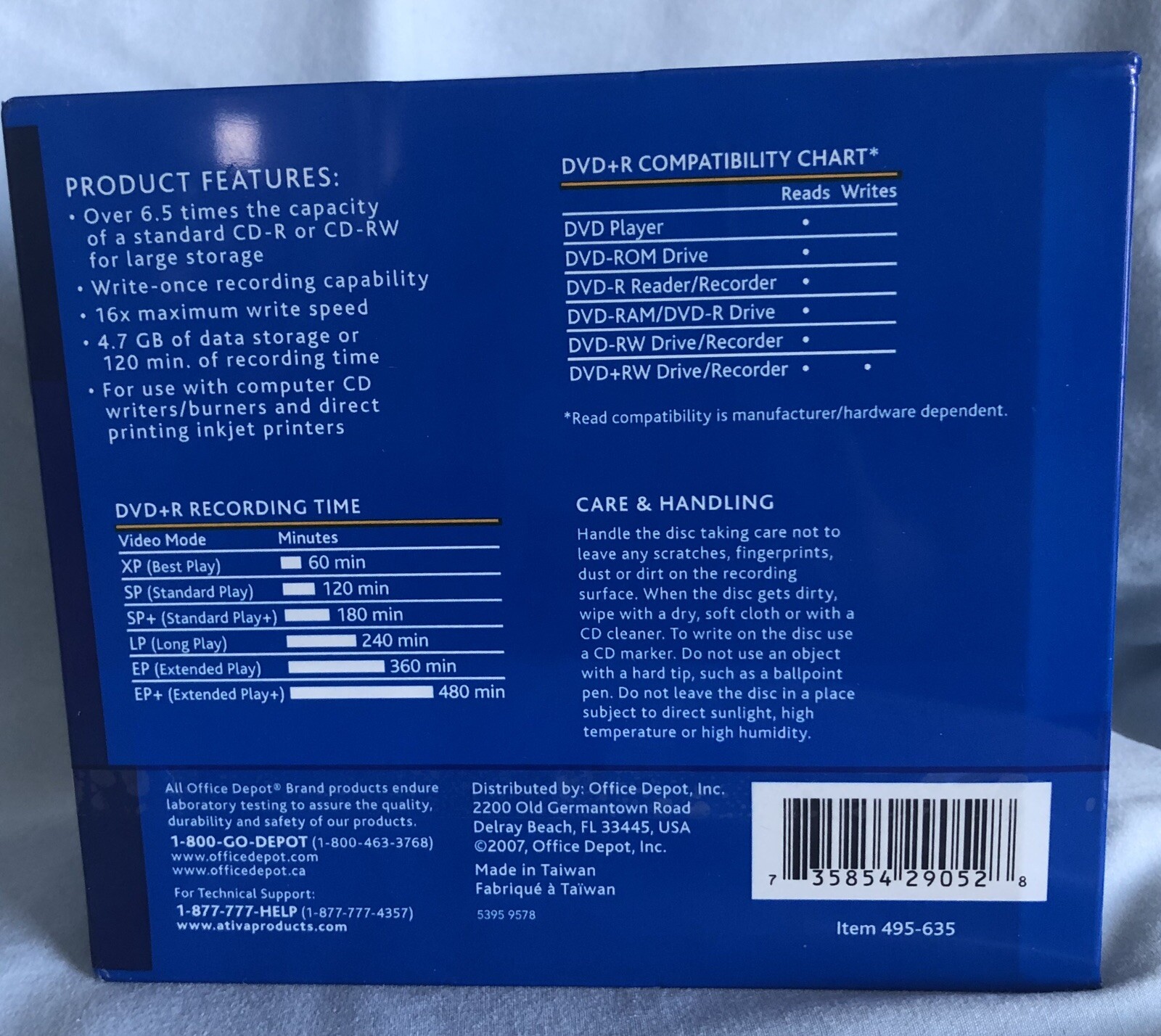 Ativa Printable DVD+R 10 Pack SEALED | eBay