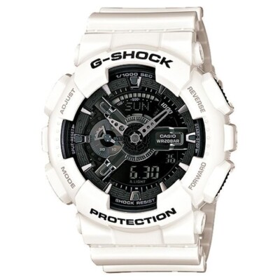 CASIO G-SHOCK GA-110GW-7AJF Big Case White & Black Series Watch New in Box