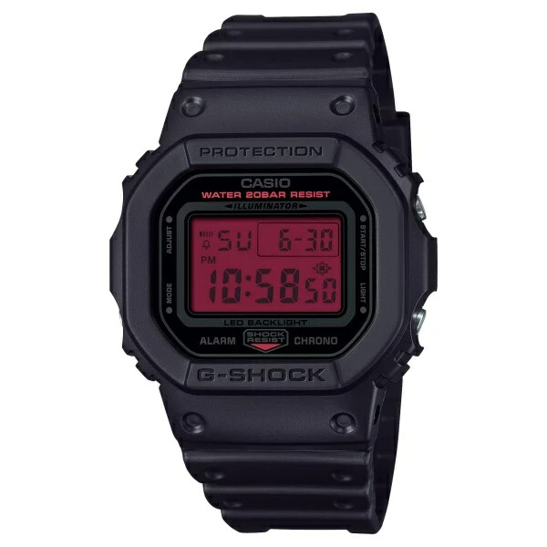 CASIO G-SHOCK DW-5600 REAL BLACK REDゴールド CASIO G-SHOCK DW-5600 REAL BLACK REDゴールド