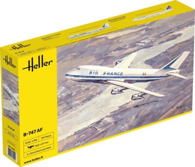 Heller #80459 1/125 Boeing B747 Air France