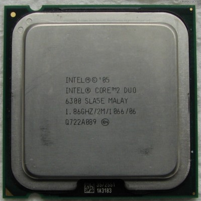 CPU Intel Dual Core Duo E6300 - SLA5E Prozessor 2 FSB 1066mhz - 1.86ghz