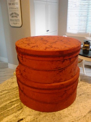 fabric hat boxes