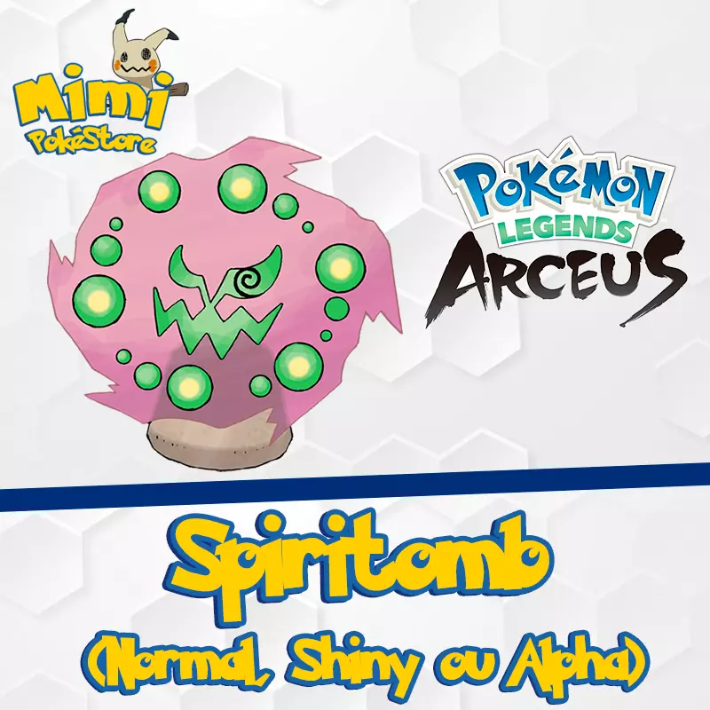 Spiritomb Shiny Alpha 6IVs - Pokemon Legends Arceus