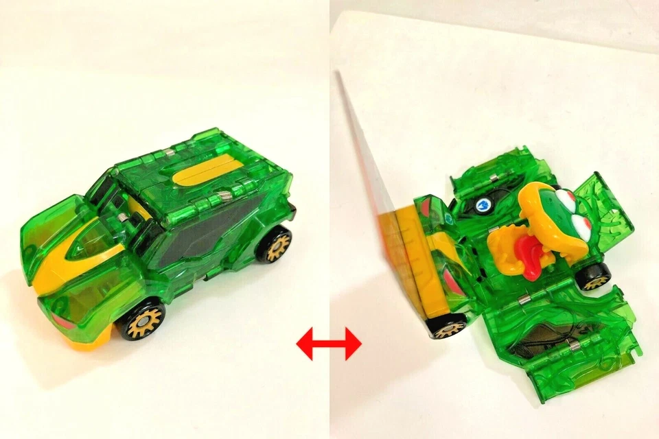 [TURNING MECARD] KURUGY Transformable Robotcar Korea TV Figure + 2card  - Image 2 of 4