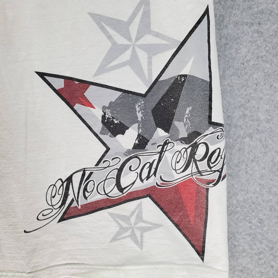 Nor Cal Republik Hombres Camiseta Grande Blanco Logo Gráfico Manga Corta Camiseta Pullover Foto 2 de 4