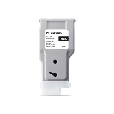 PFI-320 Pigment Matte Black Ink Tank Compatible with Canon PFI-320MBK PFI320 ...