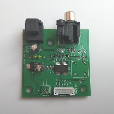 Audio Board I2S Input To SPDIF Coaxial Optical Output Board Support 44.1K-192K