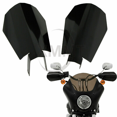 Gloss Black Motorcycle Hand Guard Protector For Harley Road Street Tour Glide US