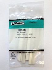 Panduit DPLK48 Data Patch Panel Adhesive Label Kit, 48 Port