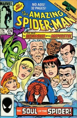 *AMAZING SPIDER-MAN #274*MARVEL COMICS*MAR 1986*FN*TNC*