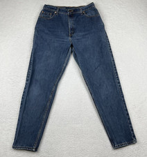 Vintage Levis Jeans Womens 16 Med Blue 551 Relaxed Tapered Mom 90s Made In USA