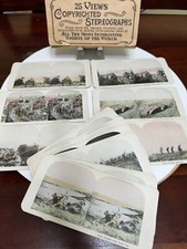 STEREOGRAPHS SET OF 24 c1918WW1 WORLD WAR 1 GERMAN SOLDIERS-VIEW MASTER PHOTOS