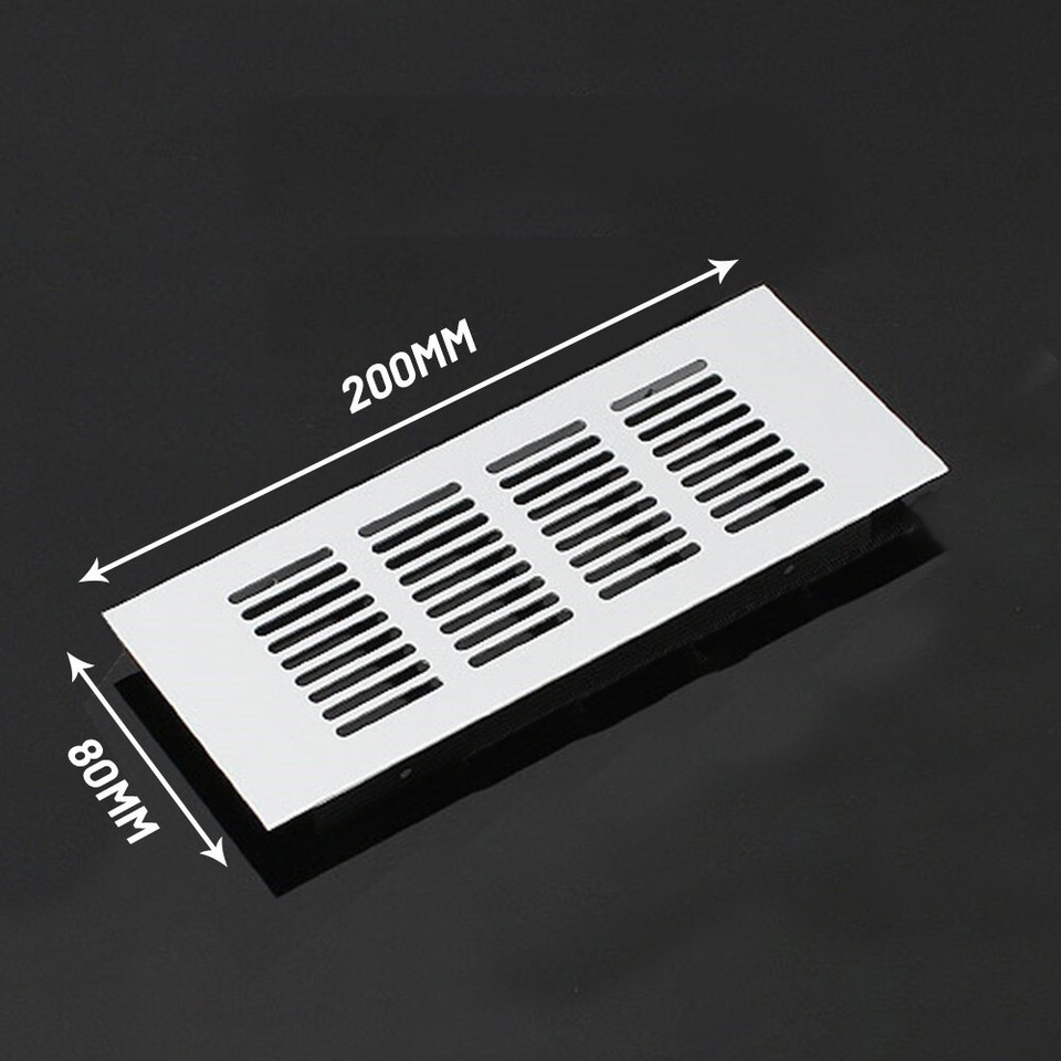 Air Vent Grille Aluminium For Kitchen Plinth Worktop Fridge