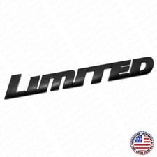 Insignia emblema puerta trasera letra limitada 4Runner Sequoia Tacoma Tundra deportiva negra