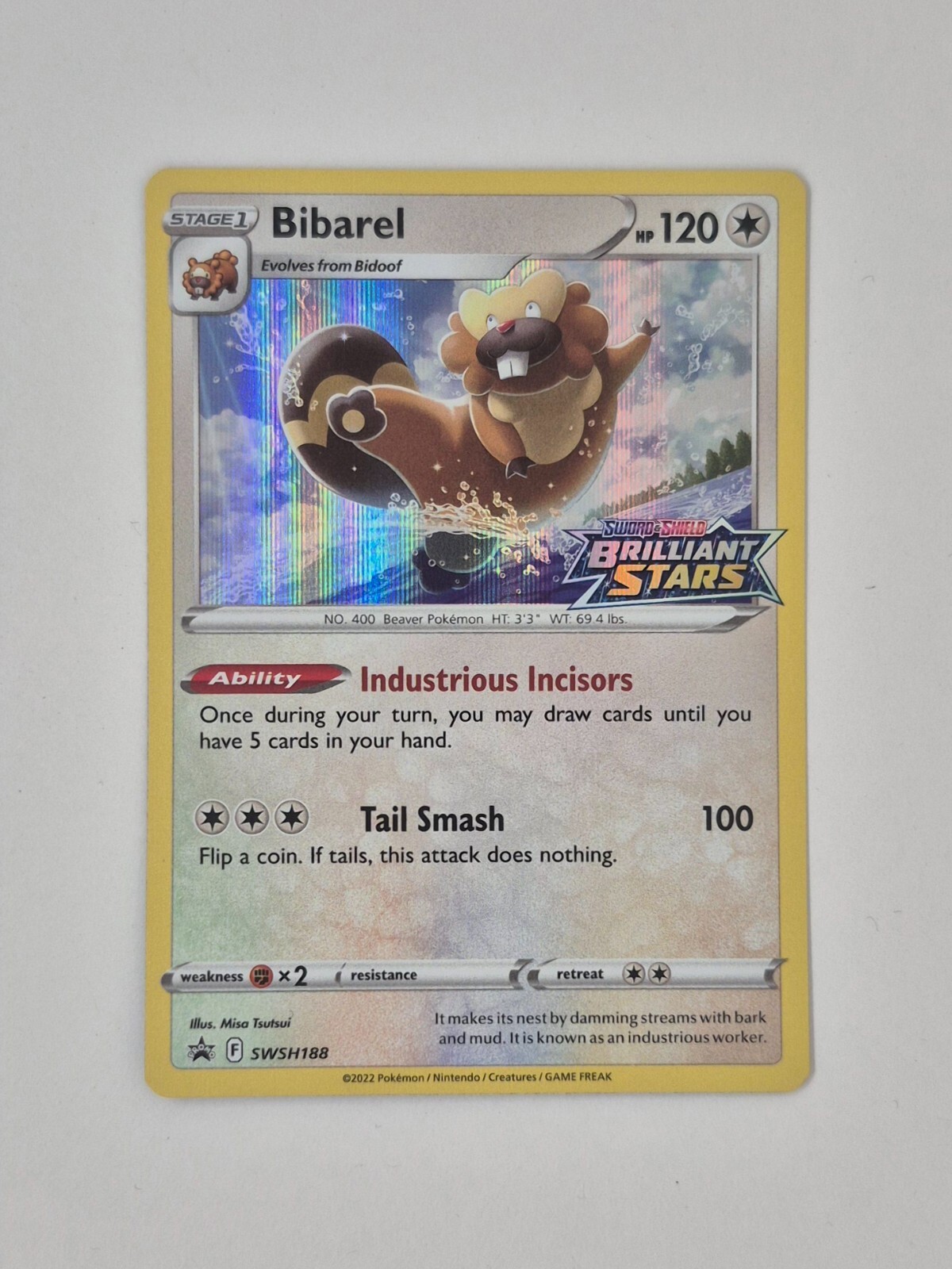 Bibarel SWSH188 SWSH: Sword & Shield Promo Cards Holo